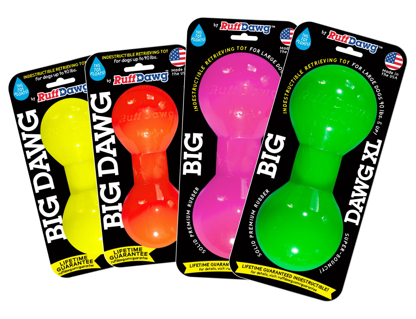 NEW COMING SOON - Indestructible rubber dog toy - BIG DAWG