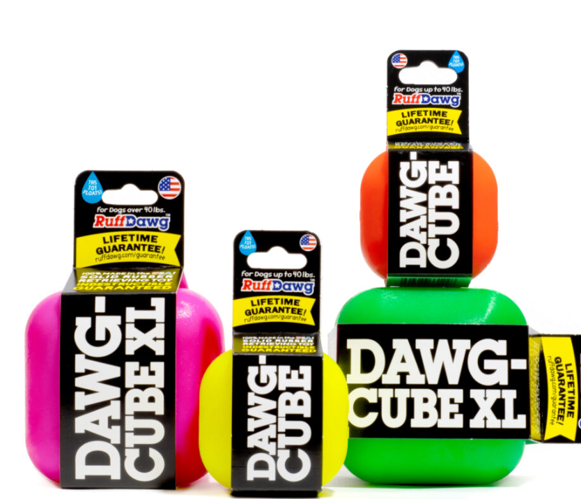 Super tough rubber dog toys