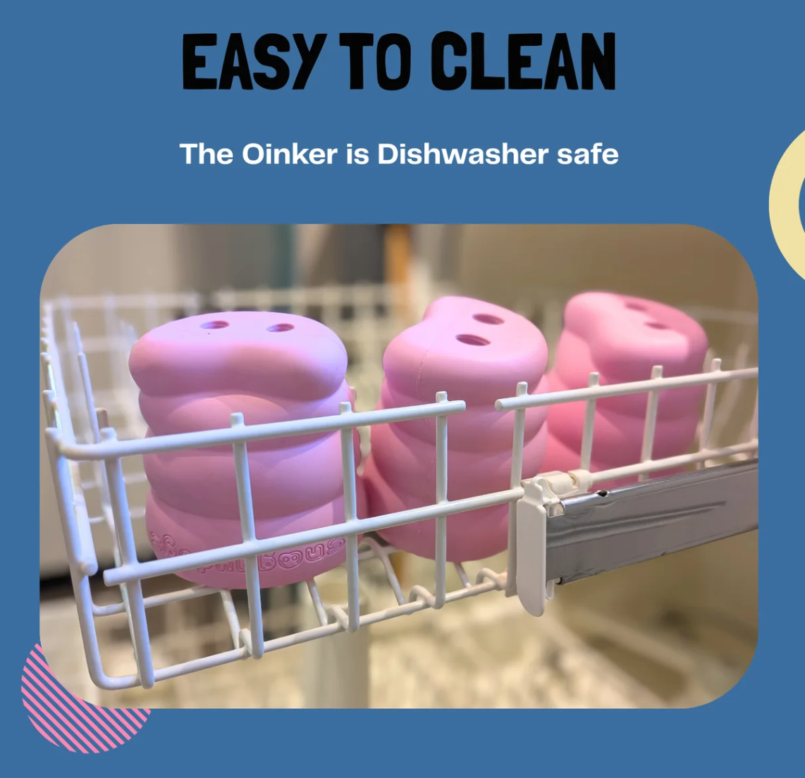 The Oinker - Dog Enrichment Toy -Non Toxic Rubber