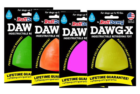 Indestructible Rubber Dog Toy- RuffDawg -DawgX - Pals for Paws