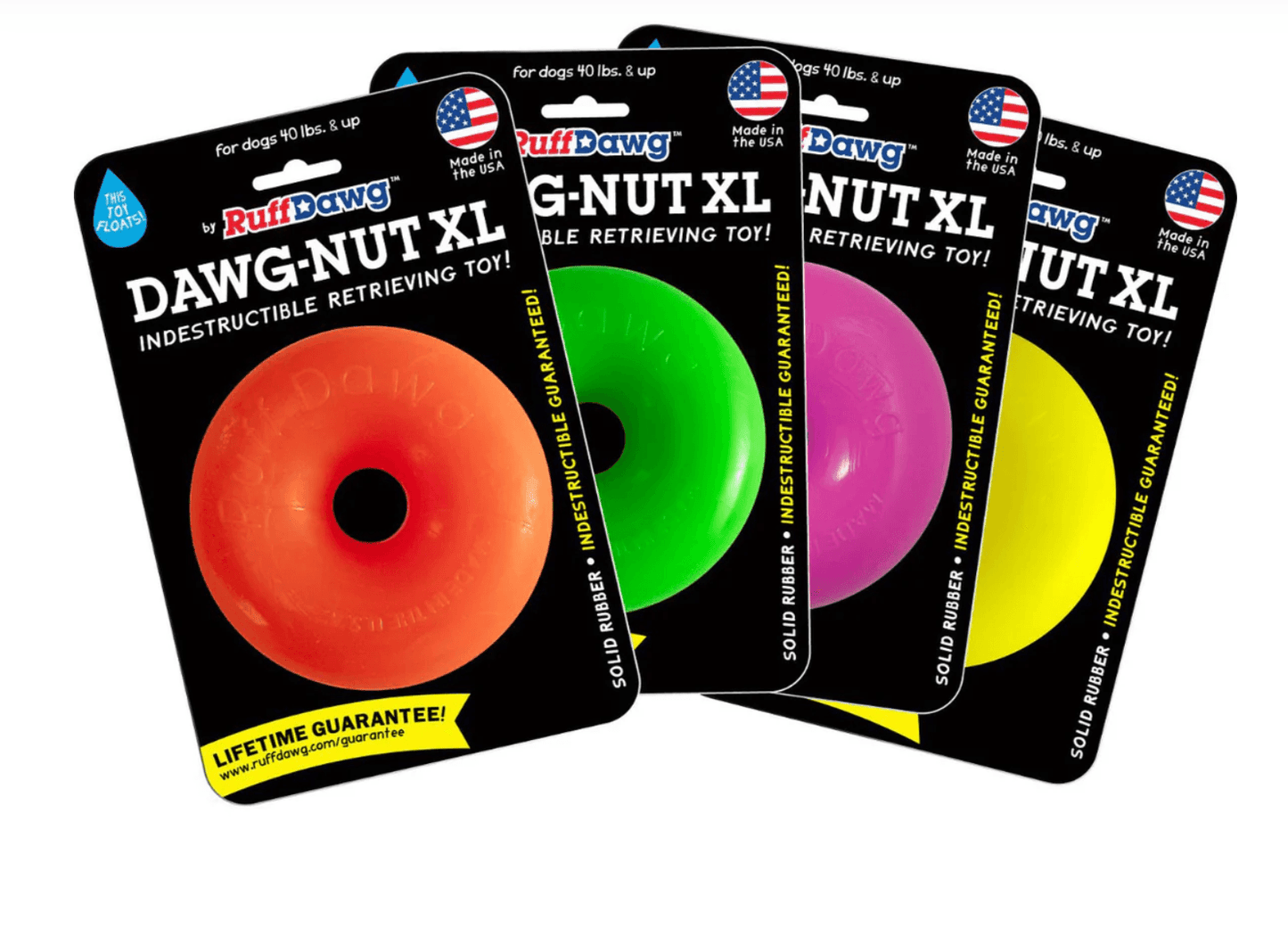 Indestructible Tough Dog Toy- RuffDawg- Dawgnut - Pals for Paws