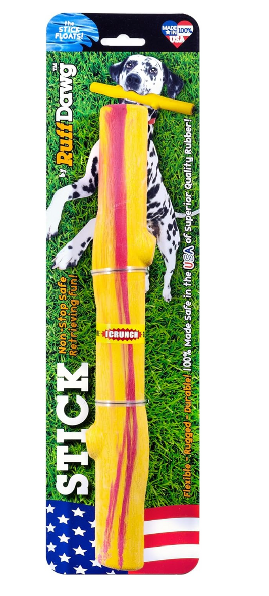 RuffDawg Stick Crunch Retrieving Dog Toy image 0