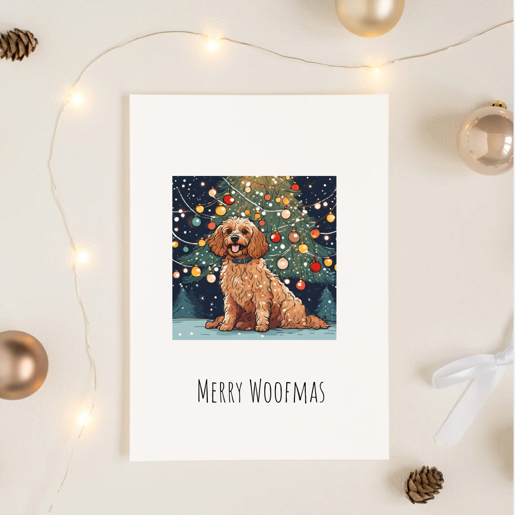 Cavoodlemas Merry Mutts - Christmas Card image 0