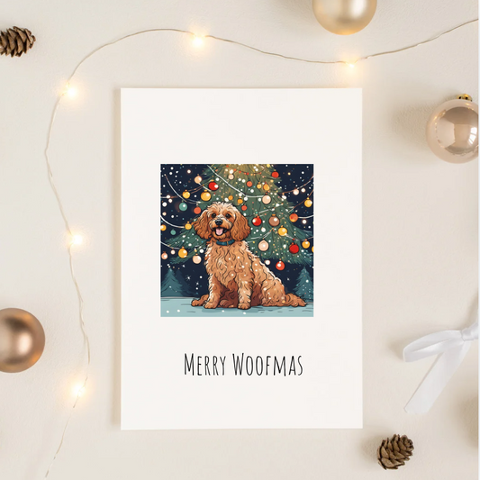 Cavoodlemas Merry Mutts - Christmas Card image 0