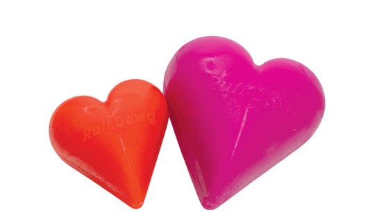 Indestructible Rubber Dog Toy- RuffDawg - Dawg Hart - Pals for Paws 
