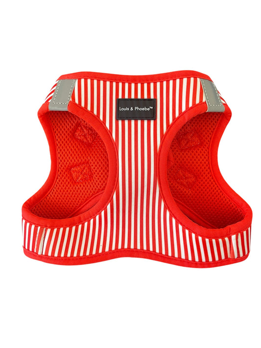 Step in dog harness - Click and walk harness- Red