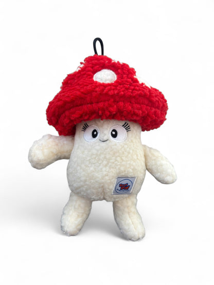Tiny the toadstool- treat hiding plush dog toy