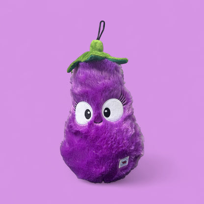 Plush dog toy- Eggwina Eggplant -Pals for Paws™