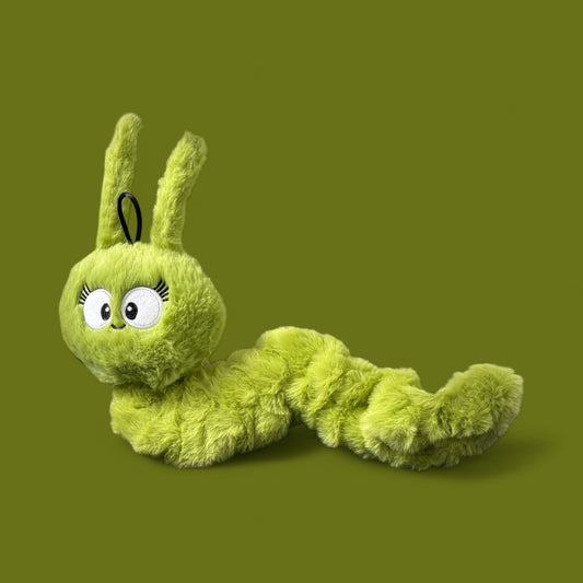 Connie Caterpillar Plush Tug Toy-  Pals for Paws™