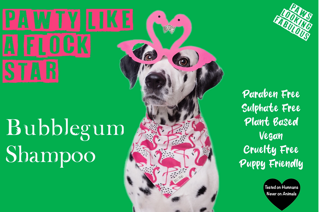 Flock Star Bubblegum Dog Shampoo | Sensitive Skin-250ml