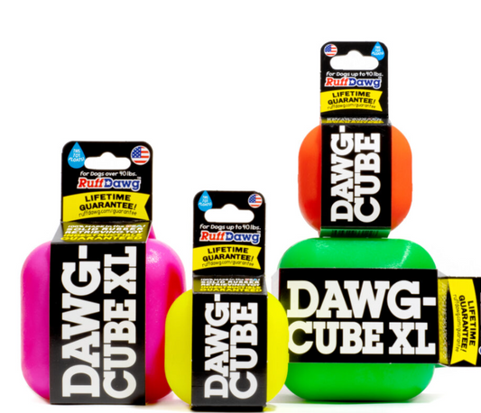 Super tough rubber dog toys